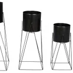 Solimo Metal Planters with Plant Stand (Set of 3) – Rs. 549 Solimo Metal Planters with Plant Stand (Set of 3) – Rs. 549