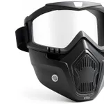 Motorcycle Face Mask with Detachable Goggles – Rs. 259 Motorcycle Face Mask with Detachable Goggles – Rs. 259