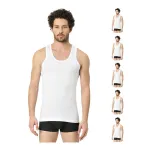 VIP Frenchie Men’s Elite Cotton Rib White Vest Deal VIP Frenchie Men’s Elite Cotton Rib White Vest Deal