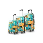 Safari Oasis 55, 65 & 77 Cms Polycarbonate Printed 8-Wheel Trolley Bag Set at ₹6649 | Amazon Deal Safari Oasis 55, 65 & 77 Cms Polycarbonate Printed 8-Wheel Trolley Bag Set at ₹6649 | Amazon Deal