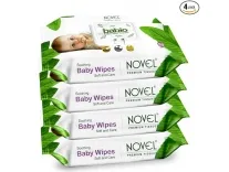 Novel Baby Wet Wipes Pack of 4-80 Sheet Rs.218 Novel Baby Wet Wipes Pack of 4-80 Sheet Rs.218