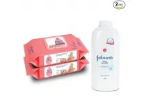 Johnson & Johnson Baby Wipes 144 + Baby Powder 400G for Rs. 320 – Amazon Johnson & Johnson Baby Wipes 144 + Baby Powder 400G for Rs. 320 – Amazon