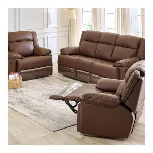Home Centre Torino Faux Leather Solid Wood Recliner Sofa Set 3+1+1 at ₹82297 | Amazon Deal Home Centre Torino Faux Leather Solid Wood Recliner Sofa Set 3+1+1 at ₹82297 | Amazon Deal