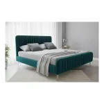 APRODZ Fluted Velvet Upholstered King Size Bed Without Storage, Solid Wood at ₹21599 | Amazon Deal APRODZ Fluted Velvet Upholstered King Size Bed Without Storage, Solid Wood at ₹21599 | Amazon Deal