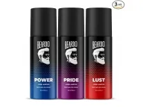 Beardo Power Perfume Body Spray Set of 3 for Men at Rs 267 Beardo Power Perfume Body Spray Set of 3 for Men at Rs 267