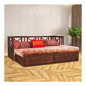 HomeTown Victoria Solid Wood King Size Bed with Trundle at ₹24198 | Amazon Deal HomeTown Victoria Solid Wood King Size Bed with Trundle at ₹24198 | Amazon Deal