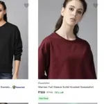 Roadster Women’s Sweatshirts: Up to 80% Off from Rs. 189 Roadster Women’s Sweatshirts: Up to 80% Off from Rs. 189