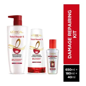 L’Oréal Total Repair 5 Shampoo Conditioner Serum Set L’Oréal Total Repair 5 Shampoo Conditioner Serum Set