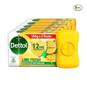 Dettol Lime Fresh Bathing Soap Bar (Pack of 5) at ₹220 | Amazon Deal Dettol Lime Fresh Bathing Soap Bar (Pack of 5) at ₹220 | Amazon Deal