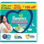 Pampers Complete Skin Comfort Pants NB/XS 54 Count Upto 5kg Rs 445 – Amazon Pampers Complete Skin Comfort Pants NB/XS 54 Count Upto 5kg Rs 445 – Amazon