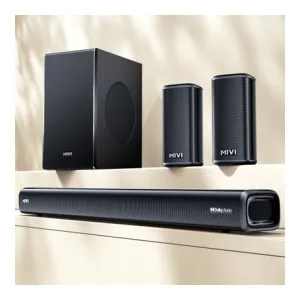 Mivi Fort H750 Soundbar, 750 Watts, Dolby Audio, 5.1 Channel Mivi Fort H750 Soundbar, 750 Watts, Dolby Audio, 5.1 Channel