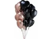 Heart Foil Balloons 18 Inch 5-Pack Rose Gold & Black Rs.73 @ Amazon Heart Foil Balloons 18 Inch 5-Pack Rose Gold & Black Rs.73 @ Amazon