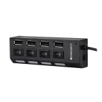 Zebronics 4-Port USB Hub with On/Off Switch Zebronics 4-Port USB Hub with On/Off Switch