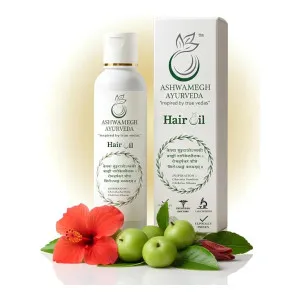 Ashwamegh Ayurvedic Hair Oil for Hair Fall Control & Growth | 9 Herbs | 100ml at ₹52 | Amazon Deal Ashwamegh Ayurvedic Hair Oil for Hair Fall Control & Growth | 9 Herbs | 100ml at ₹52 | Amazon Deal