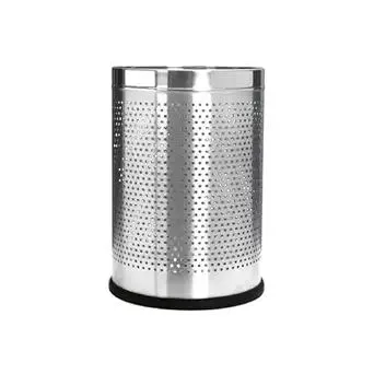 Bathla Stainless Steel Perforated Open Dustbin 8 Litres - Rs 298 ...