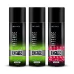 Engage Intense Deo Combo – 3 Sprays Engage Intense Deo Combo – 3 Sprays