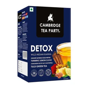 Cambridge Tea Party Detox 30 Tea Bags, Desi Kahwa Green Tea at ₹93 | Amazon Deal Cambridge Tea Party Detox 30 Tea Bags, Desi Kahwa Green Tea at ₹93 | Amazon Deal