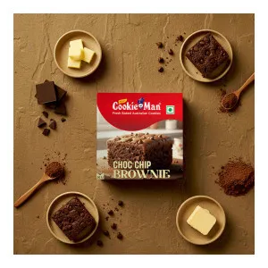 Cookie Man Premium Choc Chip Brownie at ₹30 | Zepto Deal Cookie Man Premium Choc Chip Brownie at ₹30 | Zepto Deal