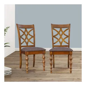 HomeTown Tobago Solid Wood Dining Chair Set of Two at ₹8720 | Amazon Deal HomeTown Tobago Solid Wood Dining Chair Set of Two at ₹8720 | Amazon Deal