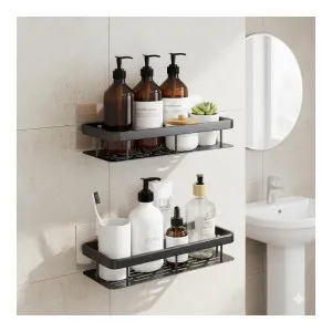 Drill-Free Wall Mounted Bathroom Shelves & Rack at ₹399 | Amazon Deal Drill-Free Wall Mounted Bathroom Shelves & Rack at ₹399 | Amazon Deal
