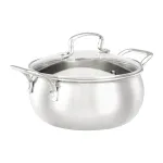 Solimo Triply Handi 20 cm with Glass Lid, Stainless Steel, 3 Liter at ₹1209 | Amazon Deal Solimo Triply Handi 20 cm with Glass Lid, Stainless Steel, 3 Liter at ₹1209 | Amazon Deal