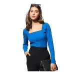 barcino Black Rib Stitch Square Neck Full Sleeves Top at ₹260 | Amazon Deal barcino Black Rib Stitch Square Neck Full Sleeves Top at ₹260 | Amazon Deal