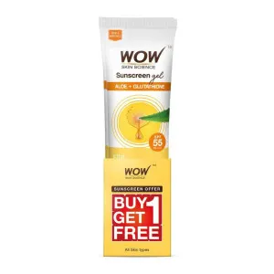 Wow Skin Science Sunscreen Creme SPF 55 PA++ at ₹89 | Zepto Deal Wow Skin Science Sunscreen Creme SPF 55 PA++ at ₹89 | Zepto Deal