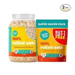 Yogabar 100% Rolled Oats 2kg Combo at ₹379 | Amazon Deal Yogabar 100% Rolled Oats 2kg Combo at ₹379 | Amazon Deal