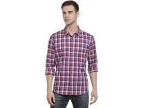 Pepe Jeans Men Checkered Casual Red Shirt at Rs. 559 Pepe Jeans Men Checkered Casual Red Shirt at Rs. 559