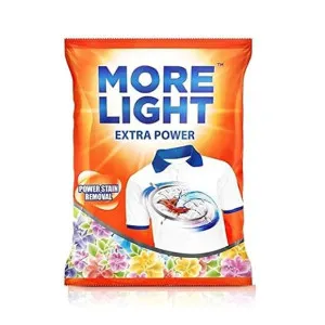 More Light Extra Power Detergent Powder 4kg at ₹213 | Amazon Deal More Light Extra Power Detergent Powder 4kg at ₹213 | Amazon Deal