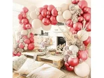 ITAF Red & White Balloons Pack of 50 For Party Decoration at Rs. 96 ITAF Red & White Balloons Pack of 50 For Party Decoration at Rs. 96