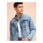 LOCOMOTIVE Men Blue Solid Denim Jacket at ₹499 | Myntra Deal LOCOMOTIVE Men Blue Solid Denim Jacket at ₹499 | Myntra Deal