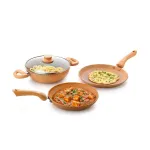 Crystal Marbo Plus 4 Pc Induction Nonstick Cookware Set at ₹1499 | Amazon Deal Crystal Marbo Plus 4 Pc Induction Nonstick Cookware Set at ₹1499 | Amazon Deal