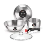 Milton Pro Cook Tri-Ply Cookware Set with Detachable Handle | Induction & Gas Ready at ₹2717 | Amazon Deal Milton Pro Cook Tri-Ply Cookware Set with Detachable Handle | Induction & Gas Ready at ₹2717 | Amazon Deal