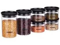 Solimo Plastic Storage Jar Set, 6 Pcs – Rs. 328 (Amazon) Solimo Plastic Storage Jar Set, 6 Pcs – Rs. 328 (Amazon)