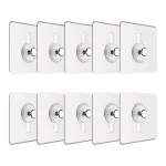 JIALTO Plastic Self Adhesive Wall Hooks – Heavy Duty Transparent for Photo Frames, Wall Clocks, Keys at ₹96 | Amazon Deal JIALTO Plastic Self Adhesive Wall Hooks – Heavy Duty Transparent for Photo Frames, Wall Clocks, Keys at ₹96 | Amazon Deal