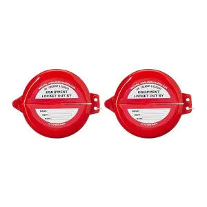 Gate Valve Lockout Device AK-GVL-04 W, Red (Pack of 2) Gate Valve Lockout Device AK-GVL-04 W, Red (Pack of 2)