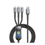 skysia 100W 3-in-1 Fast Charging Braided Cable (USB to Type-C, Micro USB & Lightning) at ₹149 | Amazon Deal skysia 100W 3-in-1 Fast Charging Braided Cable (USB to Type-C, Micro USB & Lightning) at ₹149 | Amazon Deal