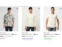 Pepe Jeans Men’s Shirts: Up to 80% Off from Rs. 499 at Flipkart Pepe Jeans Men’s Shirts: Up to 80% Off from Rs. 499 at Flipkart