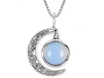 GIVA 925 Silver Moonstone Pendant Rs 106 GIVA 925 Silver Moonstone Pendant Rs 106