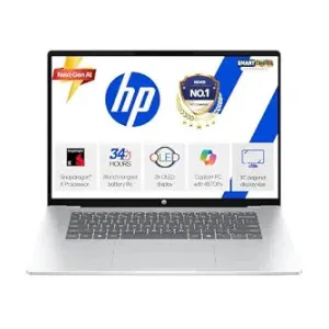 HP Smartchoice Omnibook 5 OLED Snapdragon X (16GB/1TB SSD) 16” 2K AI Laptop at ₹65240 | Amazon Deal HP Smartchoice Omnibook 5 OLED Snapdragon X (16GB/1TB SSD) 16” 2K AI Laptop at ₹65240 | Amazon Deal