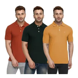 Men’s Cotton Polo T-Shirt Combo Pack of 3 – Deal Price Men’s Cotton Polo T-Shirt Combo Pack of 3 – Deal Price