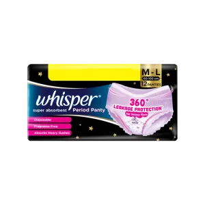 Whisper Bindazzz Nights Period Panty (12 M-L, BOGO Free) at ₹352 | Swiggy Instamart Deal Whisper Bindazzz Nights Period Panty (12 M-L, BOGO Free) at ₹352 | Swiggy Instamart Deal