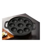 E-COSMOS Pre Seasoned Cast Iron 9 Cavity Appam Patra at ₹498 | Amazon Deal E-COSMOS Pre Seasoned Cast Iron 9 Cavity Appam Patra at ₹498 | Amazon Deal