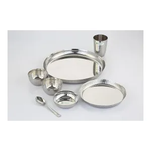 Coconut Bindi Stainless Steel Dinner Set (Set of 7) at ₹705 | Amazon Deal Coconut Bindi Stainless Steel Dinner Set (Set of 7) at ₹705 | Amazon Deal