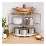 CHHAAP Stainless Steel 2 Level Multipurpose Corner Kitchen Storage Rack at ₹199 | Amazon Deal CHHAAP Stainless Steel 2 Level Multipurpose Corner Kitchen Storage Rack at ₹199 | Amazon Deal