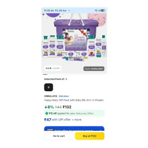 HIMALAYA Happy Baby Gift Pack with Baby Bib at ₹132 | Flipkart Deal HIMALAYA Happy Baby Gift Pack with Baby Bib at ₹132 | Flipkart Deal
