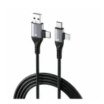 Portronics Konnect 4 IN 1 Unbreakable Nylon Braided Multi Functional Fast Charging Cable at ₹199 | Amazon Deal Portronics Konnect 4 IN 1 Unbreakable Nylon Braided Multi Functional Fast Charging Cable at ₹199 | Amazon Deal