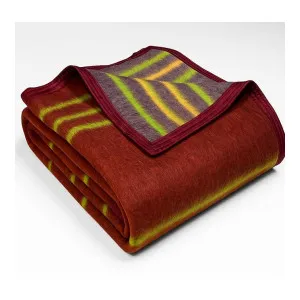 BSB HOME Premium Wool Blend Stripe Blanket – Soft & Warm Full Size – Red Stripes BSB HOME Premium Wool Blend Stripe Blanket – Soft & Warm Full Size – Red Stripes