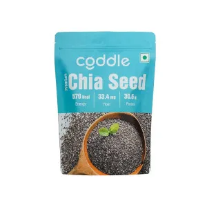 Coddle Chia Seeds 500g | Rich in Omega-3, Calcium, Protein & Fibre at ₹104 | Amazon Deal Coddle Chia Seeds 500g | Rich in Omega-3, Calcium, Protein & Fibre at ₹104 | Amazon Deal
